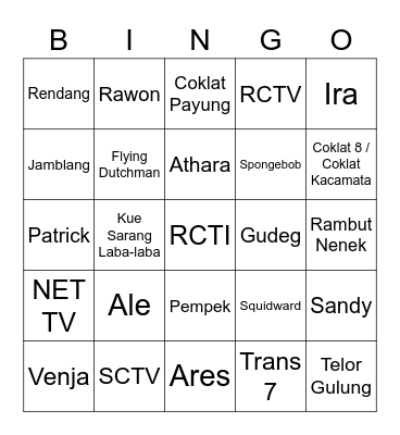 Noelle Keren Bingo Card