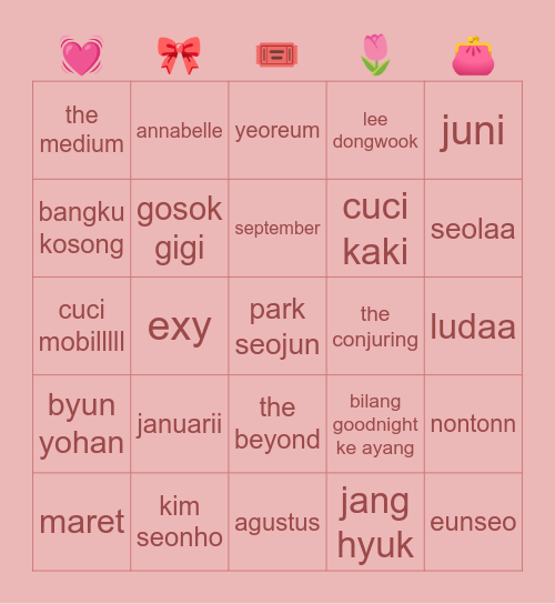 liviaAaa!!! Bingo Card