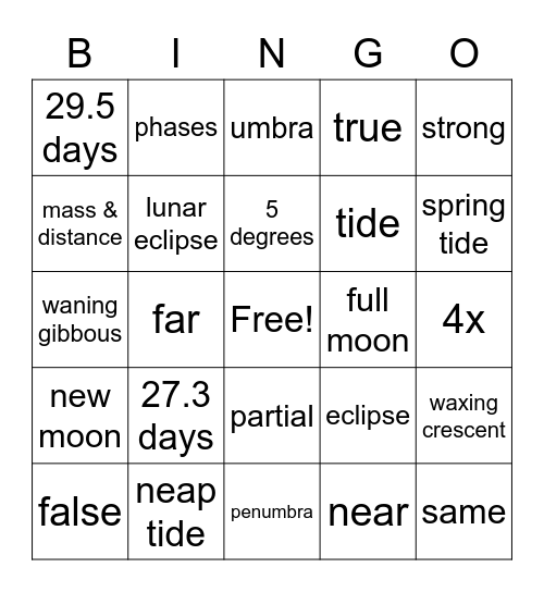 Chapter  1-3/1-4 Quiz Review Bingo Card