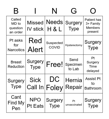 KASC CHRISTMAS Bingo Card