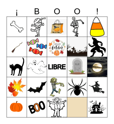 SPOOKY BINGO Card