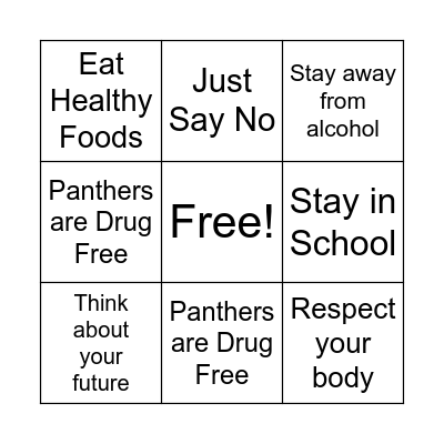 Red Ribbon Bingo Card