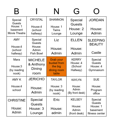 Trick or Treating Bingo Card