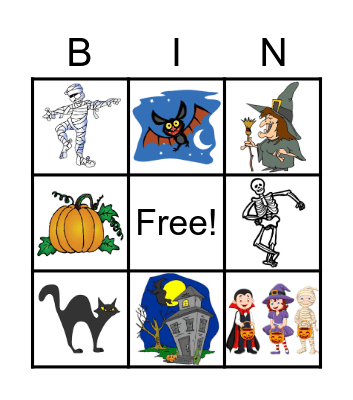 Halloween! Bingo Card