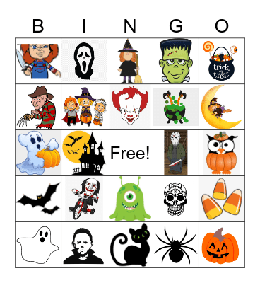 Halloween Bingo Card