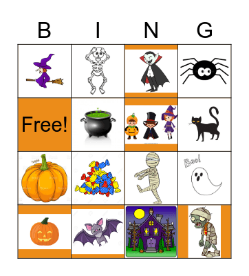 HALLOWEEN Bingo Card