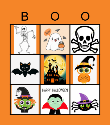 Spooktacular Bingo Card