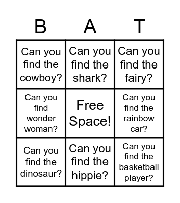 Halloween Bingo Card