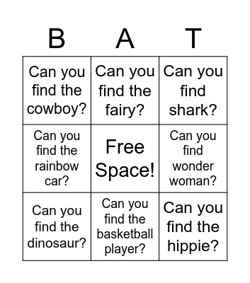 Halloween BINGO Card