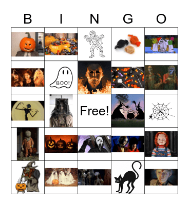 Halloween Bingo Card