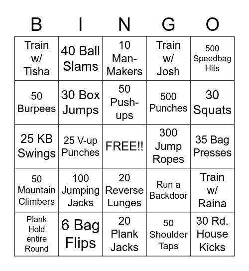9Round Harrisburg BINGO Card