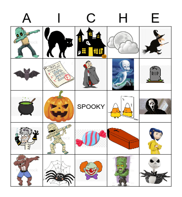 SPOOKY BINGO Card