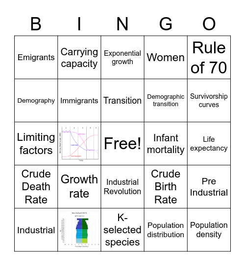 APES UNIT 3 HUMAN POPULATION Bingo Card