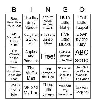 October Bingo Room 1 Bingo Card