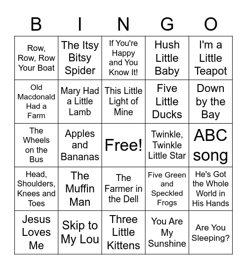 October Bingo Room 1 Bingo Card