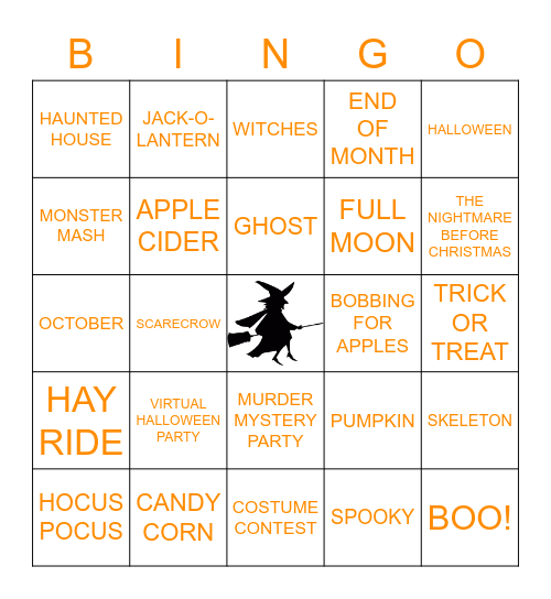 HALLOWEEN BINGO Card