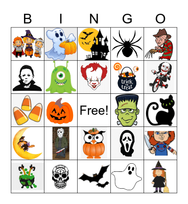 Halloween Bingo Card