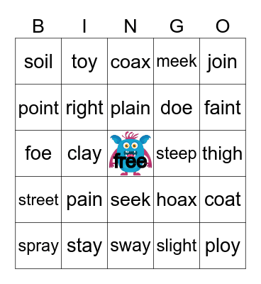 6.4 95% Group Bingo Card