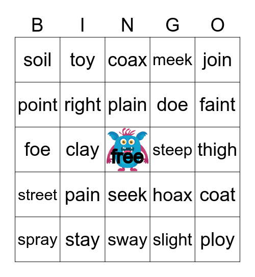 6.4 95% Group Bingo Card