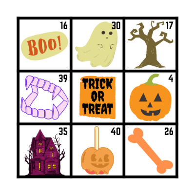 HALLOWEEN BINGO Card