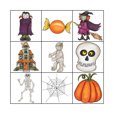 Halloween Bingo Card