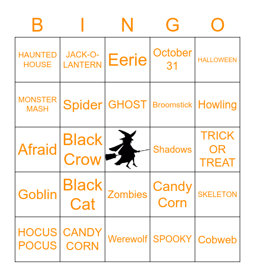 HALLOWEEN BINGO Card