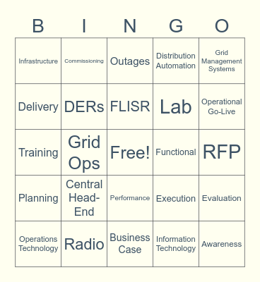 Grid Mod Bingo - October 2021 Bingo Card