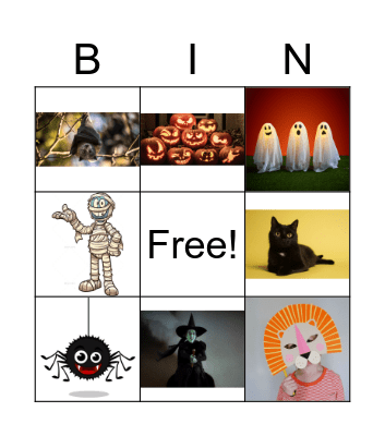 Halloween Bingo Card