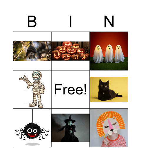 Halloween Bingo Card