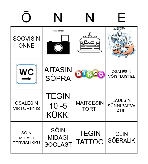 MATHIAS SÜNNIPÄEV Bingo Card