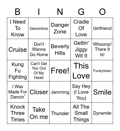 CJ's Super Round Bingo Card