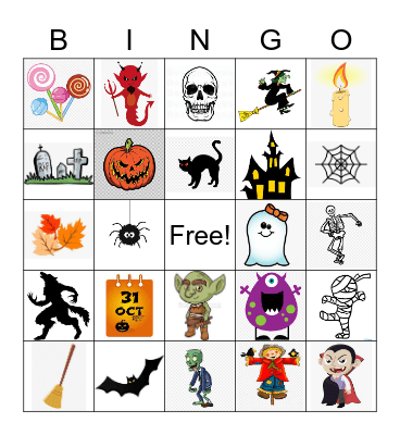 HALLOWEEN Bingo Card