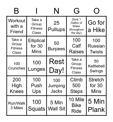 BURNIN' BINGO!!! Bingo Card