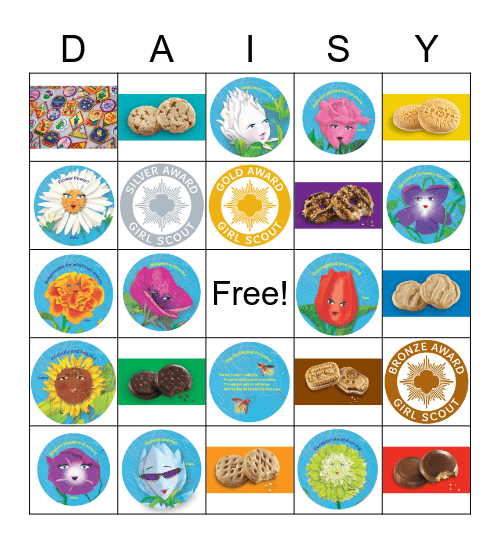 Daisy Bingo Card