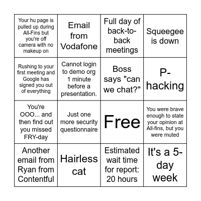 'Mu Scaries Bingo Card