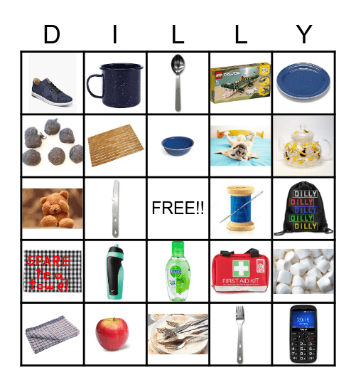Dilly Bag Bingo! Bingo Card
