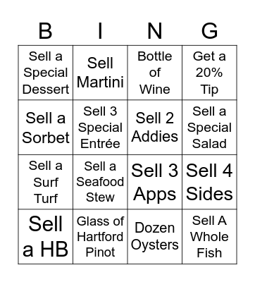 Blacks Bar & Kitchen Halloween Weekend Bingo Card