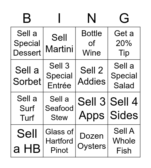 Blacks Bar & Kitchen Halloween Weekend Bingo Card