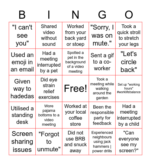 Friday Summer Launch Bingo!! Bingo Card