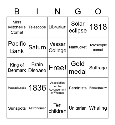 MITCHELL LISTENING Bingo Card