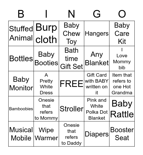 Princess Isabel's Treasures Bingo Card