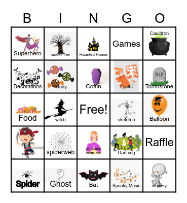 HALLOWEEN Bingo Card