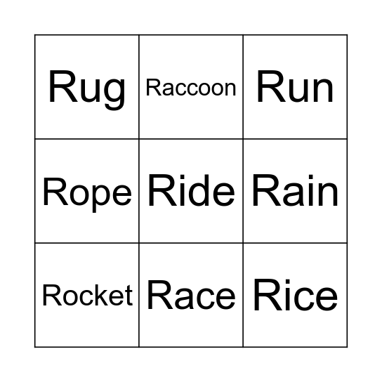 Lucas Bingo /r/ Bingo Card
