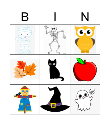 Happy Halloween! Bingo Card