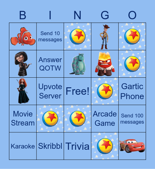 Rebels in Neverland - NOVEMBER Bingo Card