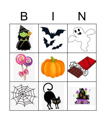 Halloween Bingo Card