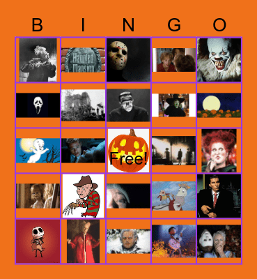 Halloween Bingo Card