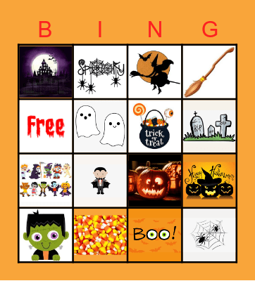 Halloween Bingo Card