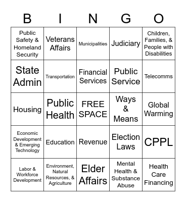 Vincent Lawrence Dixon Bingo Card