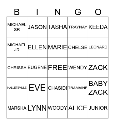 MOTHER'S DAY  Bingo Card